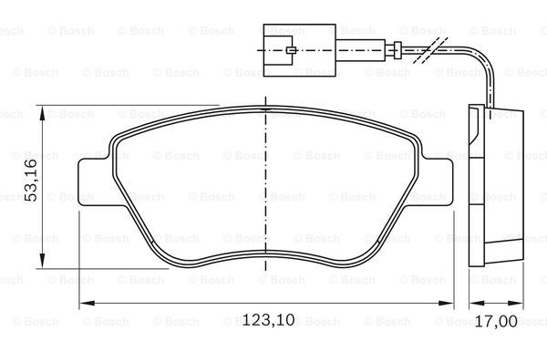 BOSCH 0 986 BB0 516 Brake...