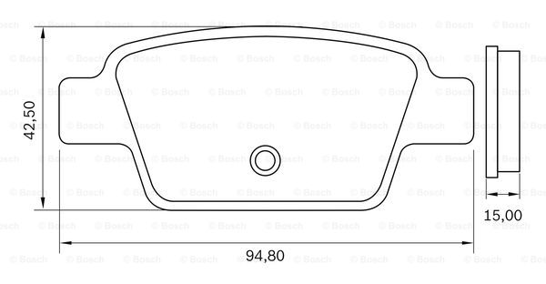 BOSCH 0 986 BB0 541 Brake...