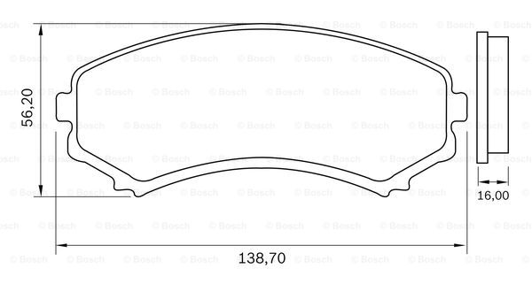 BOSCH 0 986 BB0 558 Brake...