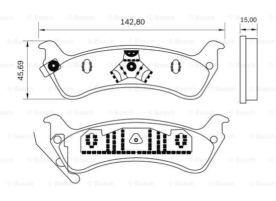 BOSCH 0 986 BB0 561 Brake...