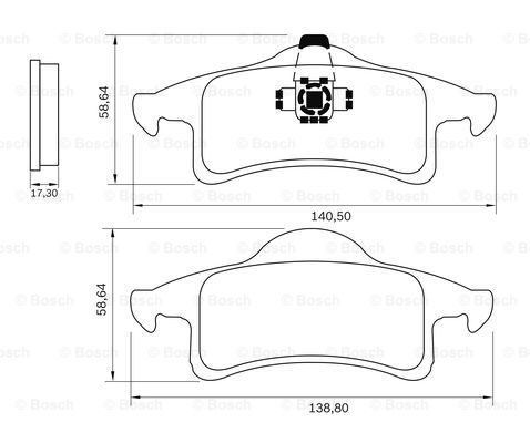 BOSCH 0 986 BB0 569 Brake...