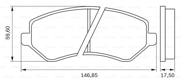 BOSCH 0 986 BB0 571 Brake...