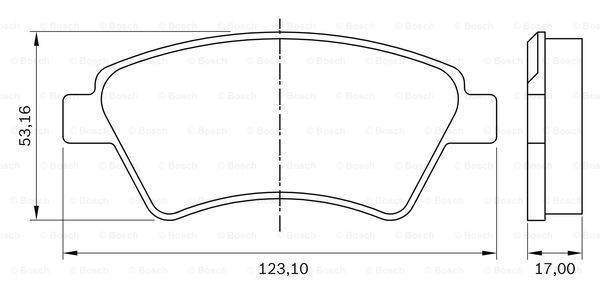 BOSCH 0 986 BB0 578 Brake...