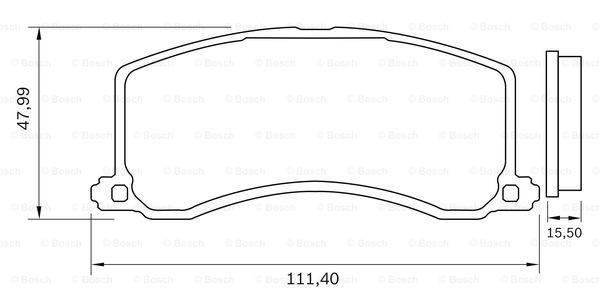 BOSCH 0 986 BB0 579 Brake...