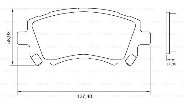 BOSCH 0 986 BB0 581 Brake...