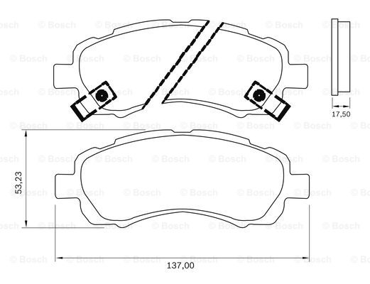 BOSCH 0 986 BB0 582 Brake...