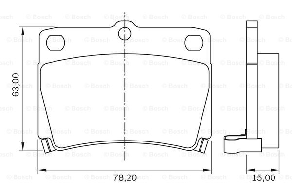 BOSCH 0 986 BB0 583 Brake...