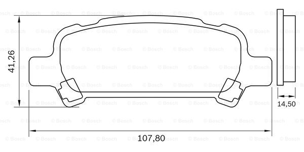 BOSCH 0 986 BB0 584 Brake...