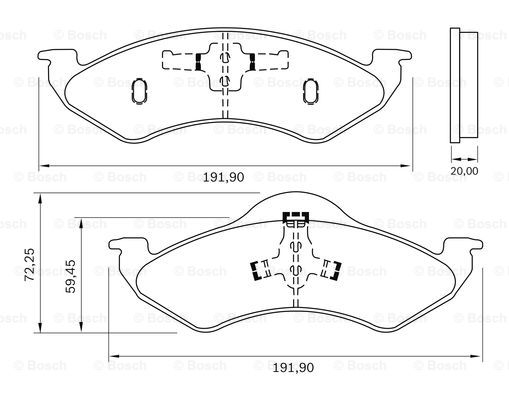 BOSCH 0 986 BB0 586 Brake...