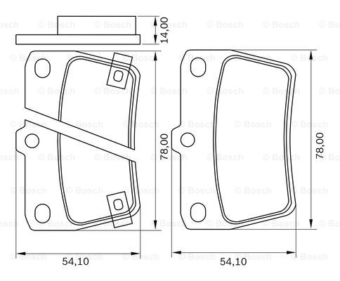 BOSCH 0 986 BB0 588 Brake...