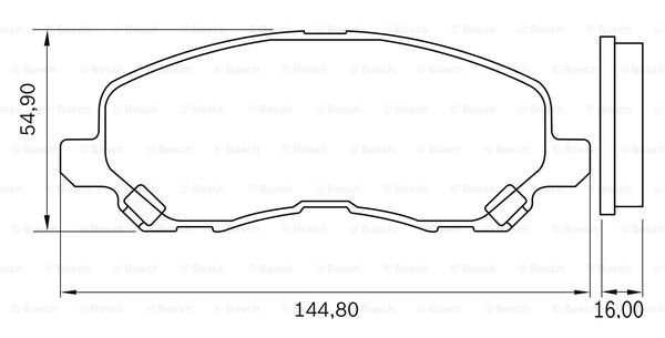 BOSCH 0 986 BB0 590 Brake...