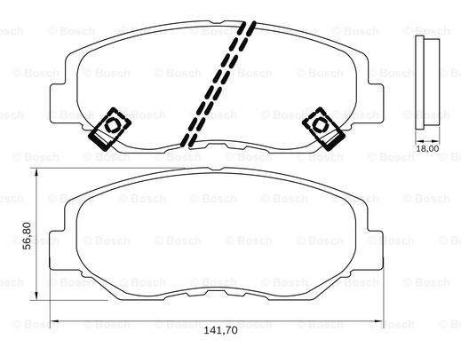 BOSCH 0 986 BB0 596 Brake...