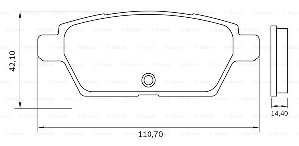 BOSCH 0 986 BB0 598 Brake...