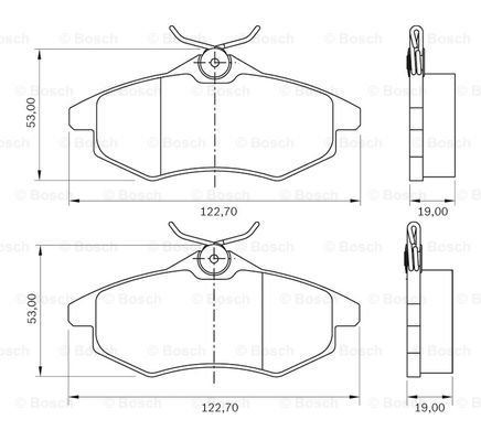 BOSCH 0 986 BB0 600 Brake...