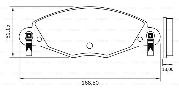 BOSCH 0 986 BB0 602 Brake...