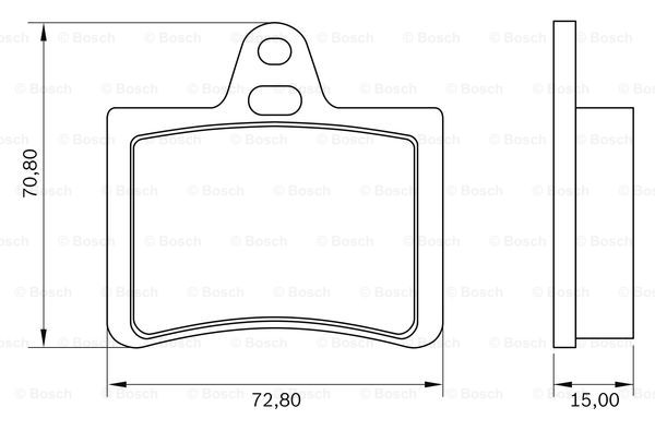 BOSCH 0 986 BB0 603 Brake...