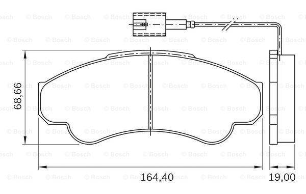 BOSCH 0 986 BB0 604 Brake...