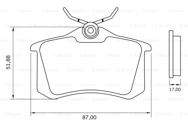 BOSCH 0 986 BB0 619 Brake...