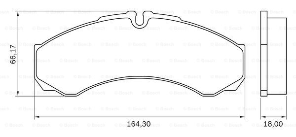 BOSCH 0 986 BB0 701 Brake...