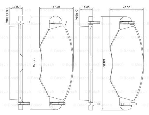 BOSCH 0 986 BB0 706 Brake...