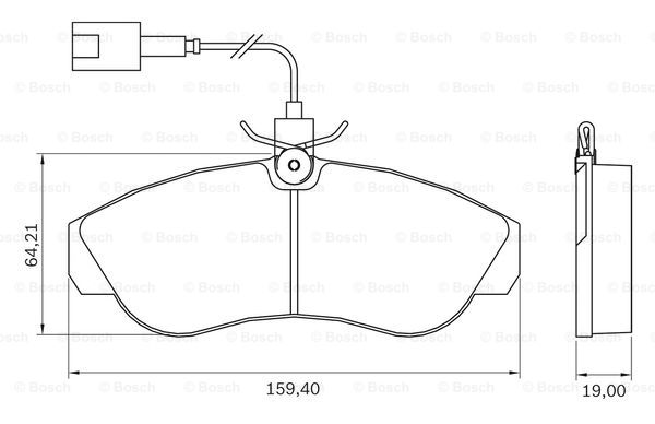 BOSCH 0 986 BB0 707 Brake...