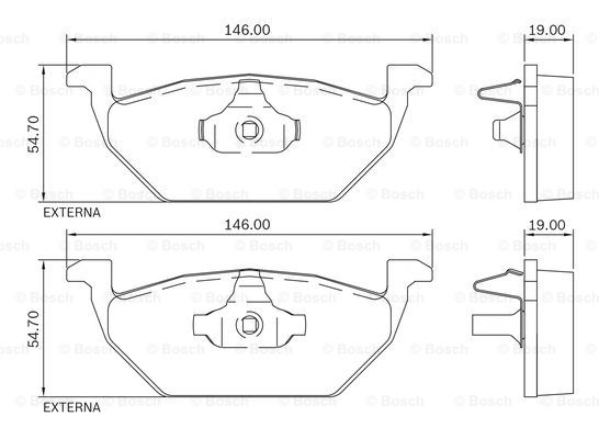 BOSCH 0 986 BB0 714 Brake...