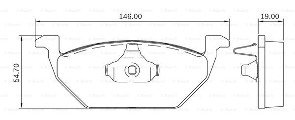 BOSCH 0 986 BB0 717 Brake...