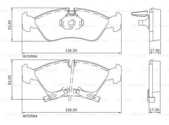 BOSCH 0 986 BB0 718 Brake...