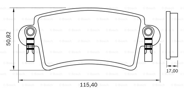 BOSCH 0 986 BB0 726 Brake...