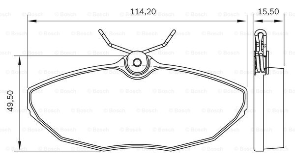 BOSCH 0 986 BB0 730 Brake...