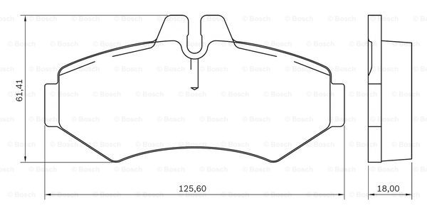 BOSCH 0 986 BB0 733 Brake...