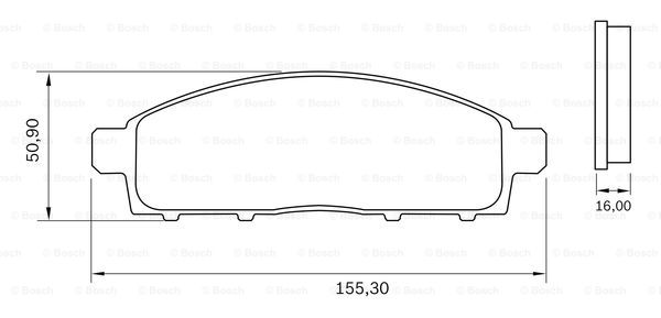 BOSCH 0 986 BB0 747 Brake...