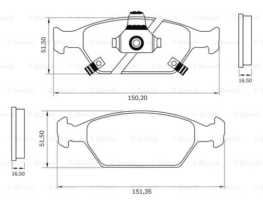 BOSCH 0 986 BB0 771 Brake...