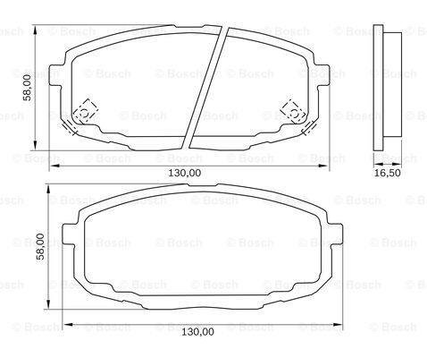 BOSCH 0 986 BB0 772 Brake...