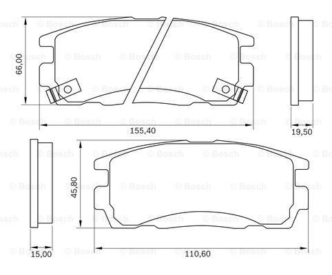 BOSCH 0 986 BB0 774 Brake...