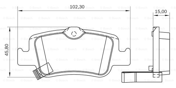 BOSCH 0 986 BB0 777 Brake...