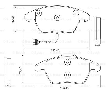 BOSCH 0 986 BB0 783 Brake...