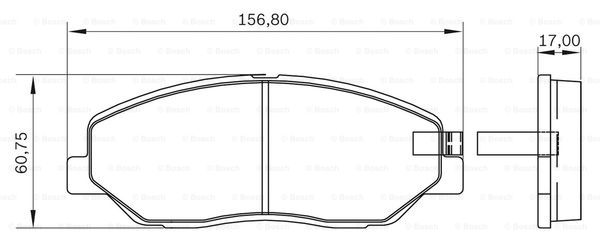 BOSCH 0 986 BB0 785 Brake...