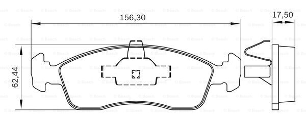 BOSCH 0 986 BB0 786 Brake...