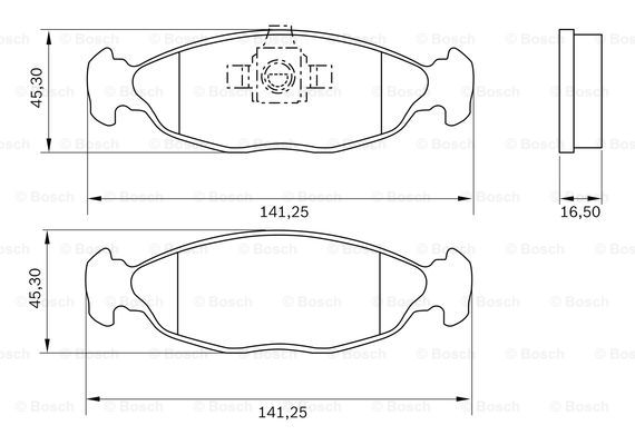 BOSCH 0 986 BB0 787 Brake...