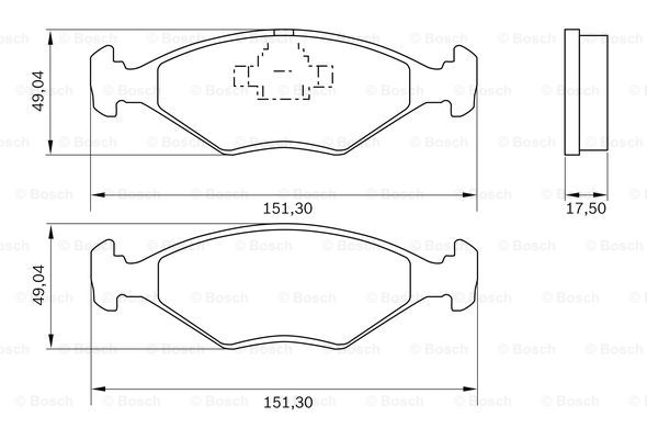 BOSCH 0 986 BB0 788 Brake...