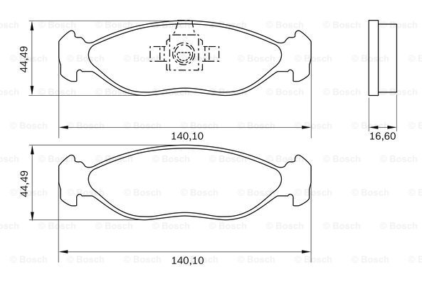 BOSCH 0 986 BB0 789 Brake...