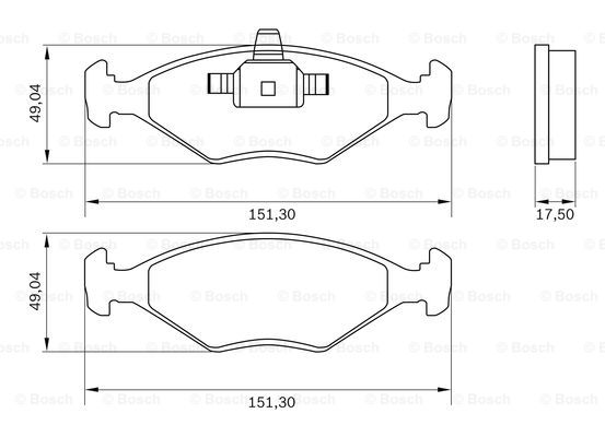 BOSCH 0 986 BB0 791 Brake...