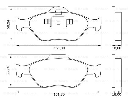 BOSCH 0 986 BB0 792 Brake...