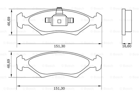 BOSCH 0 986 BB0 793 Brake...