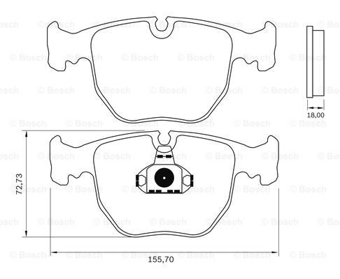 BOSCH 0 986 BB0 839 Brake...