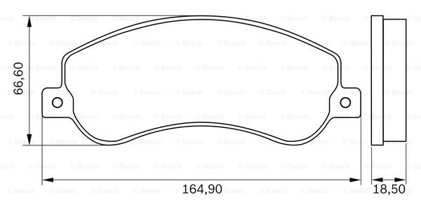 BOSCH 0 986 BB0 868 Brake...