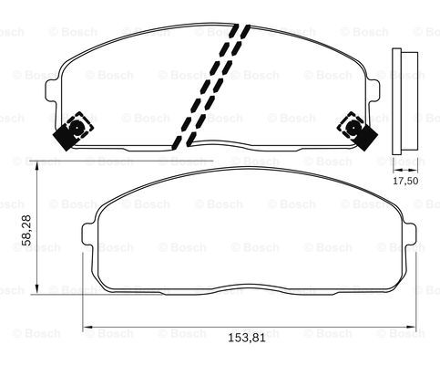 BOSCH 0 986 BB0 869 Brake...