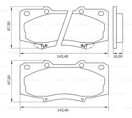 BOSCH 0 986 BB0 888 Brake...