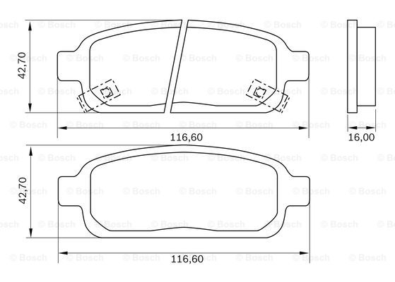 BOSCH 0 986 BB0 960 Brake...